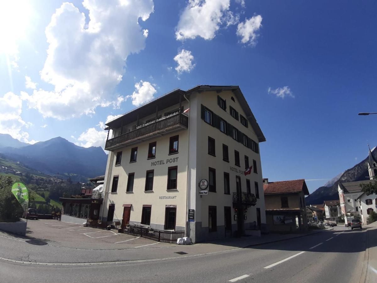 Hotel Post Cunter Biancardi Savognin Exteriör bild