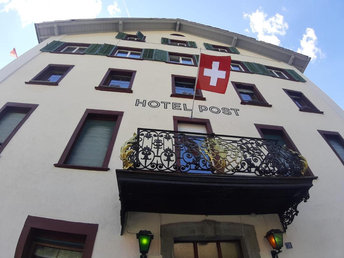 Hotel Post Cunter Biancardi Savognin Exteriör bild